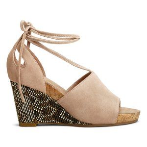 Bone Spring Plush Suede Sandal